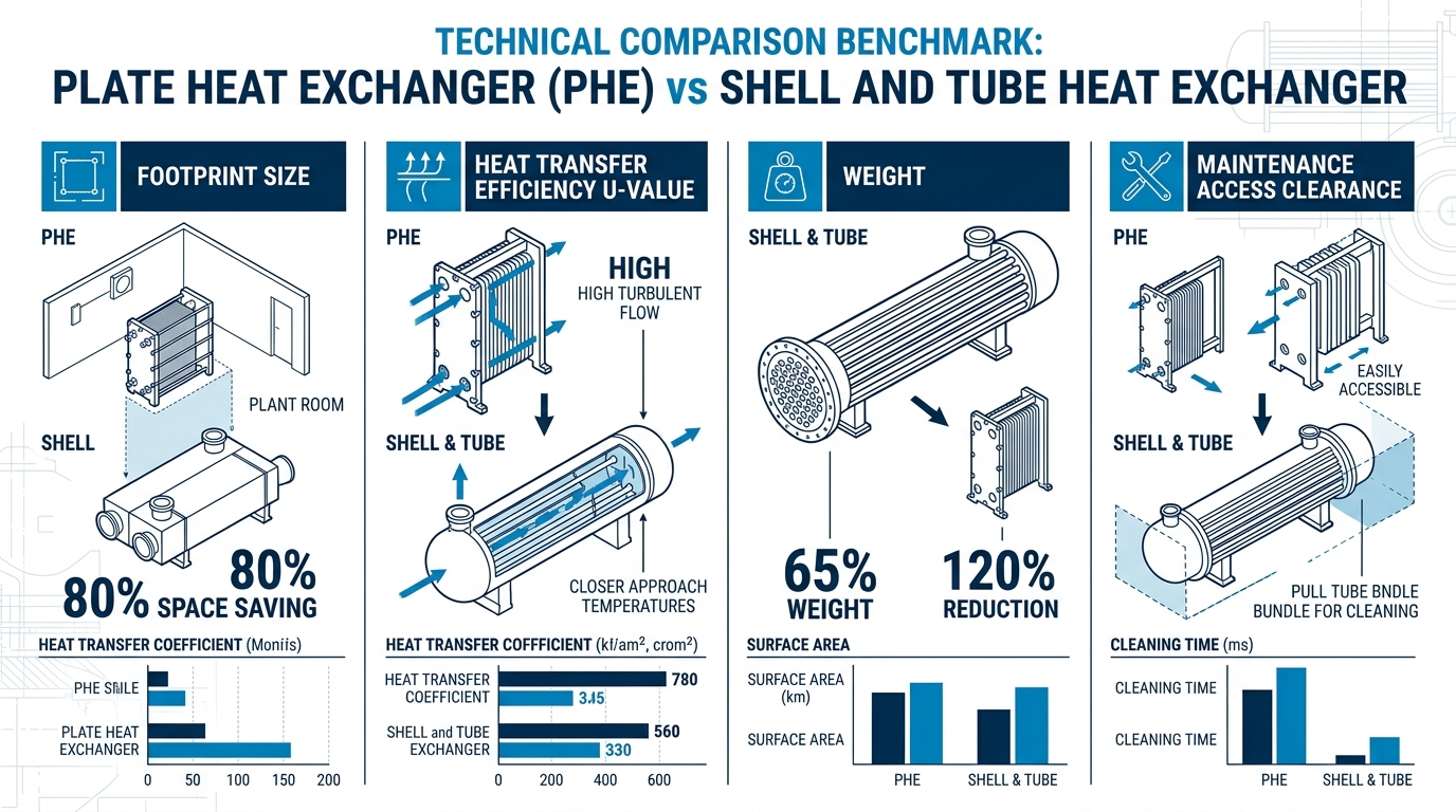 Why Gasketed & Brazed Plate Heat Exchangers (PHE) Are Replacing Shell & Tube Units